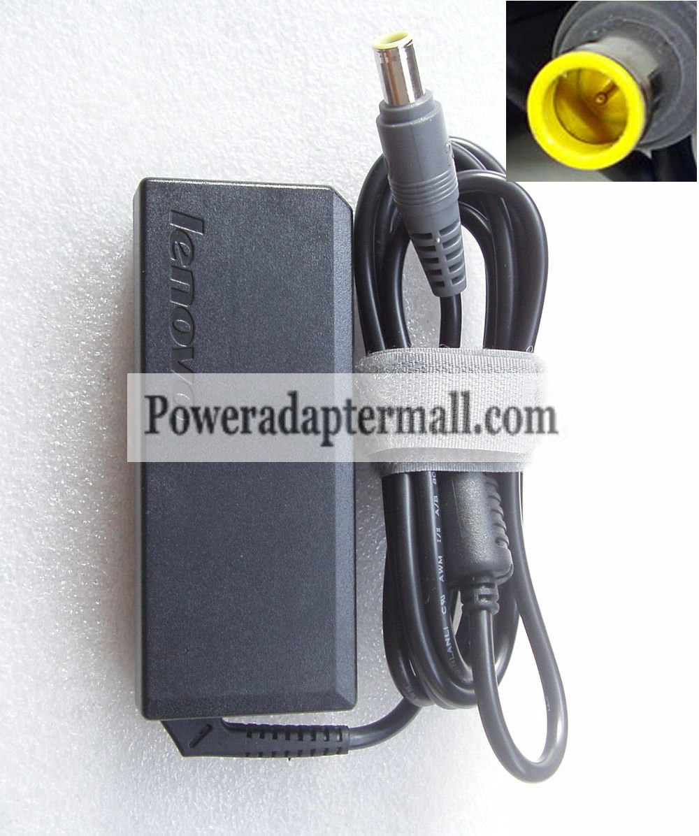 65W AC Power Adapter Supply Cord IBM Lenovo 92P1158 FRU 92P1104